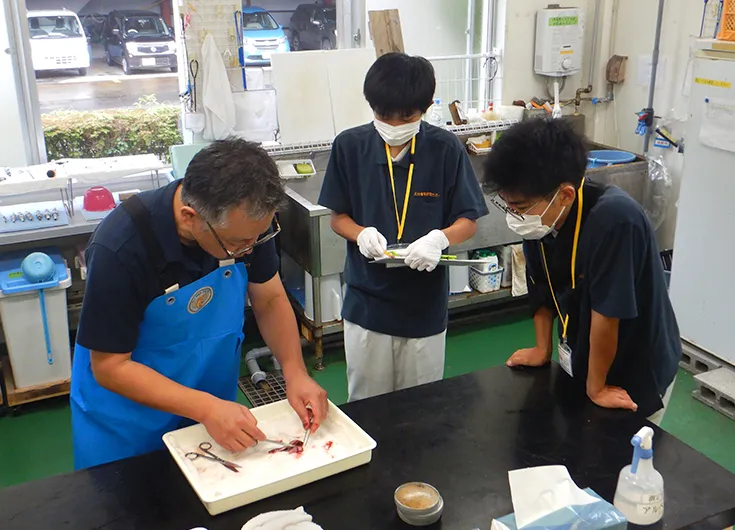 【写真】中学生向けの職場体験