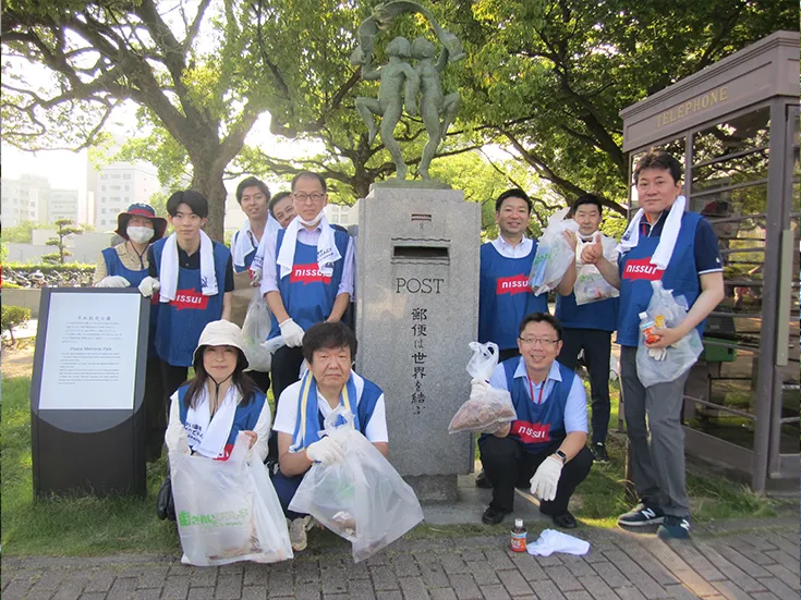 [Picture] Nissui Group Cleanup Campaign2