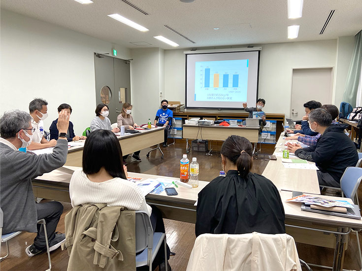 [Photo] Arakawa Environmental Seminar, Classroom lecture